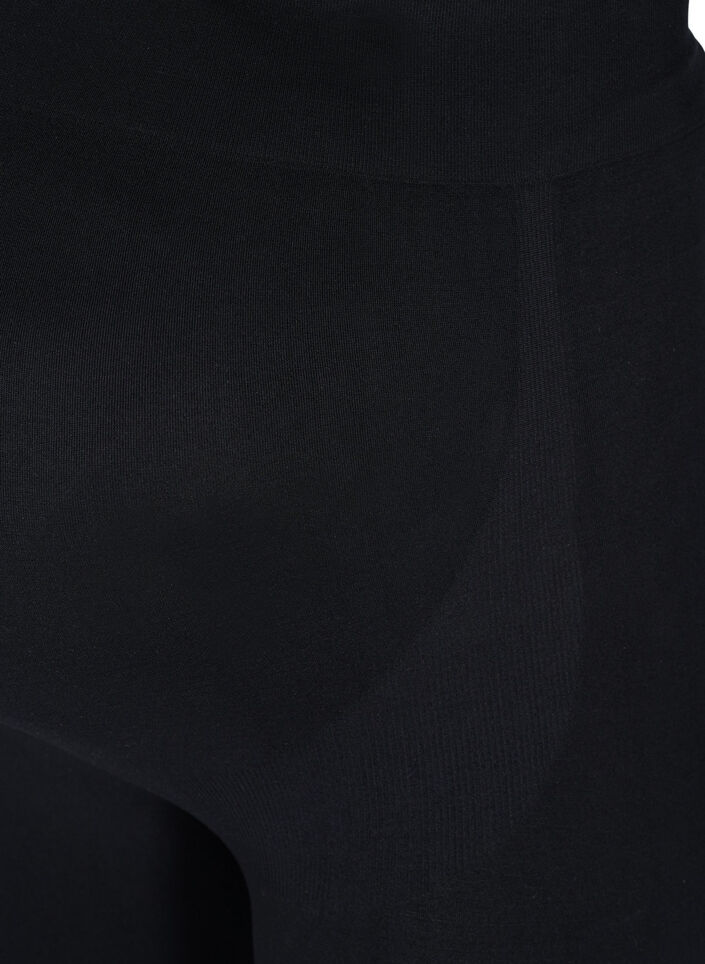 Bezszwowe legginsy ciazowe, Black, Packshot image number 2