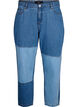  Jeansy Mille typu mom fit z kolorowymi blokami i wysokim stanem, Light Blue Denim, Packshot image number 0