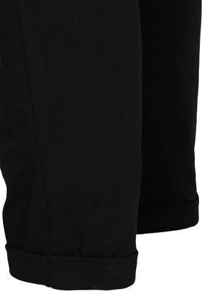 Bawelniane spodnie, Black, Packshot image number 3