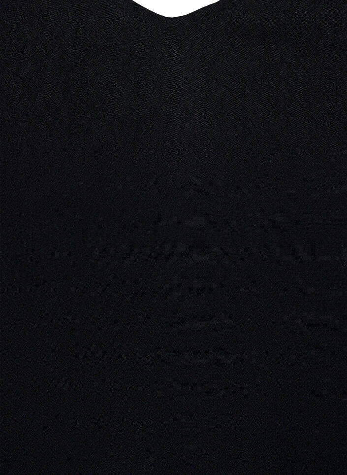 Wiskozowa sukienka z dlugimi rekawami, Black w. Cloud D., Packshot image number 3