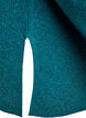 Sweter z dzianiny z ukosnym wzorem i rekawami raglanowymi, Zielony, Packshot image number 3