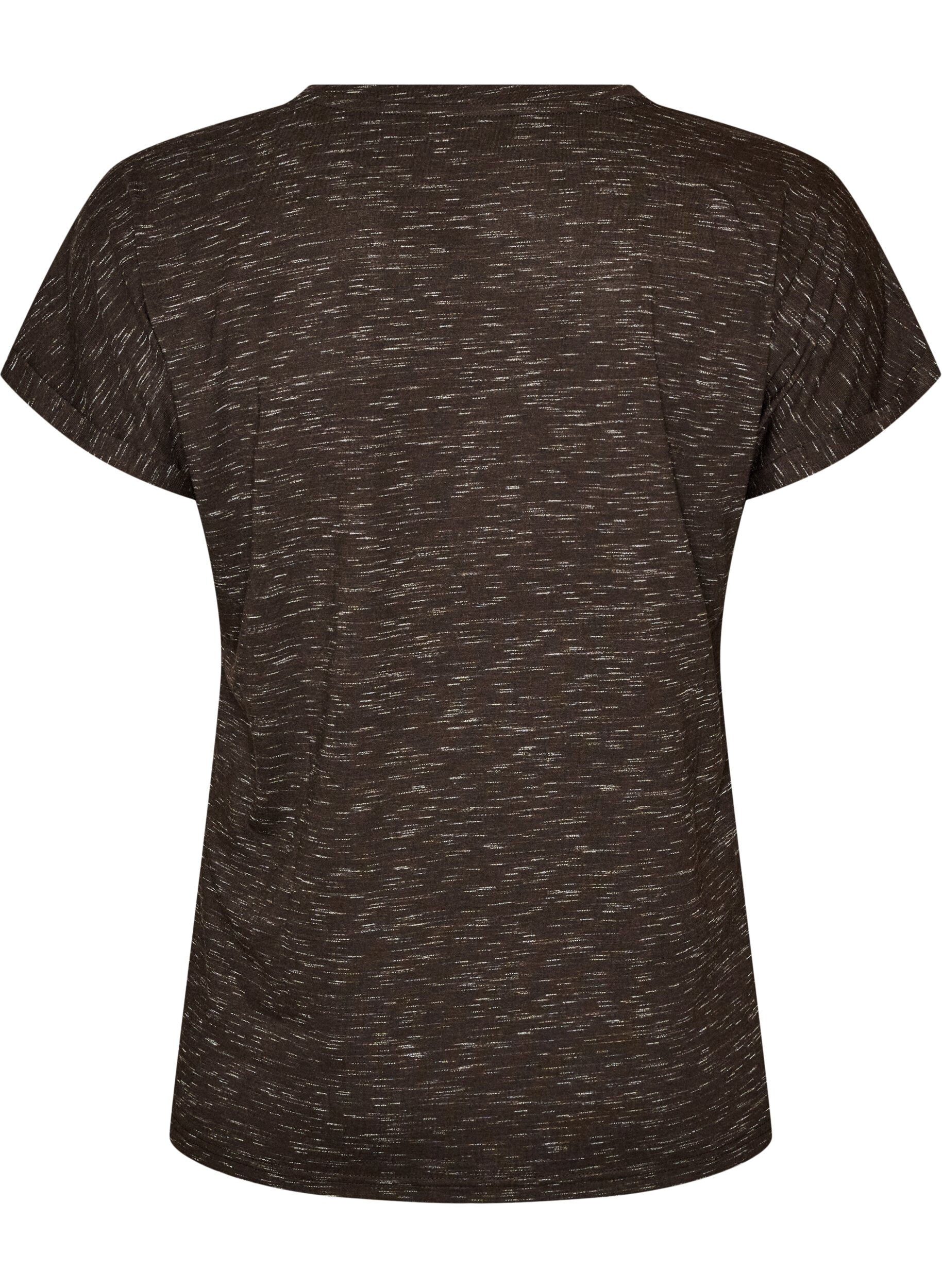 ZizziLuzna koszulka treningowa z kr&oacute;tkim rekawem, Brązowy, Packshot image number 1