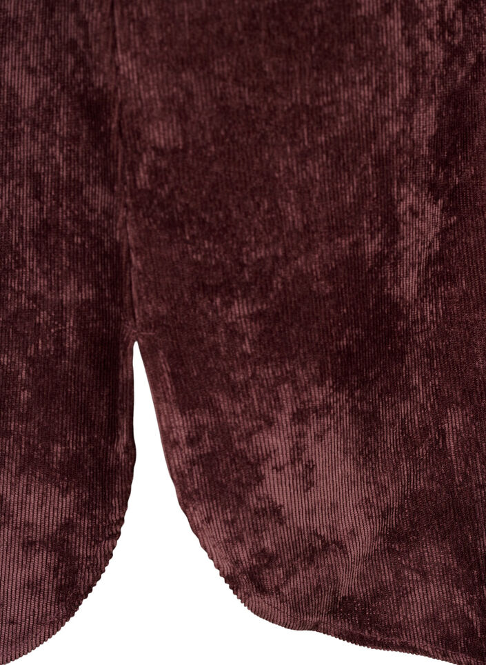 Aksamitna sukienka z 3/4-length rekawami i guzikami, Fudge, Packshot image number 3