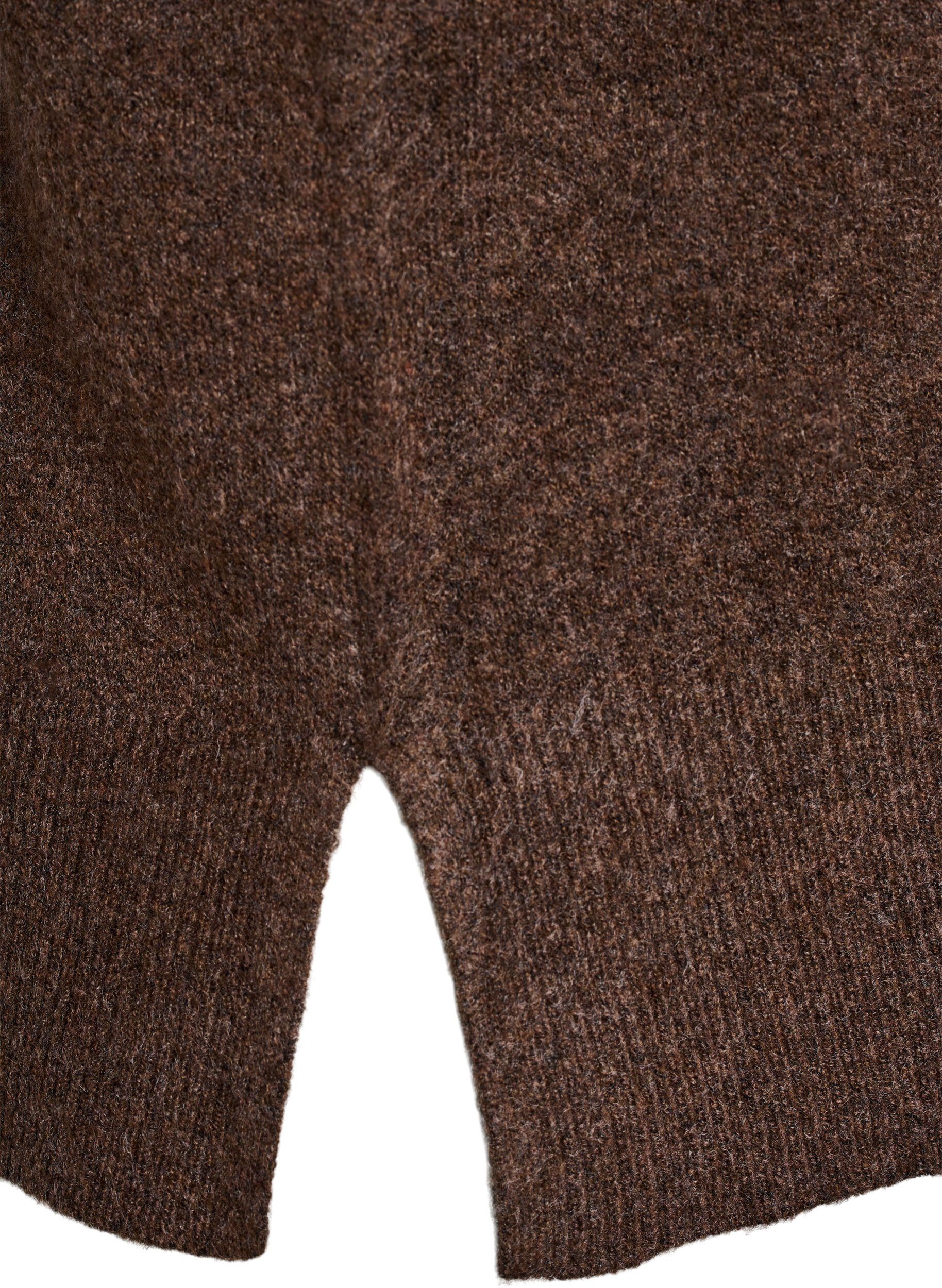 Zizzi Dzianinowy bezrekawnik ze sciagaczem na brzegach, Zielony, Packshot image number 3