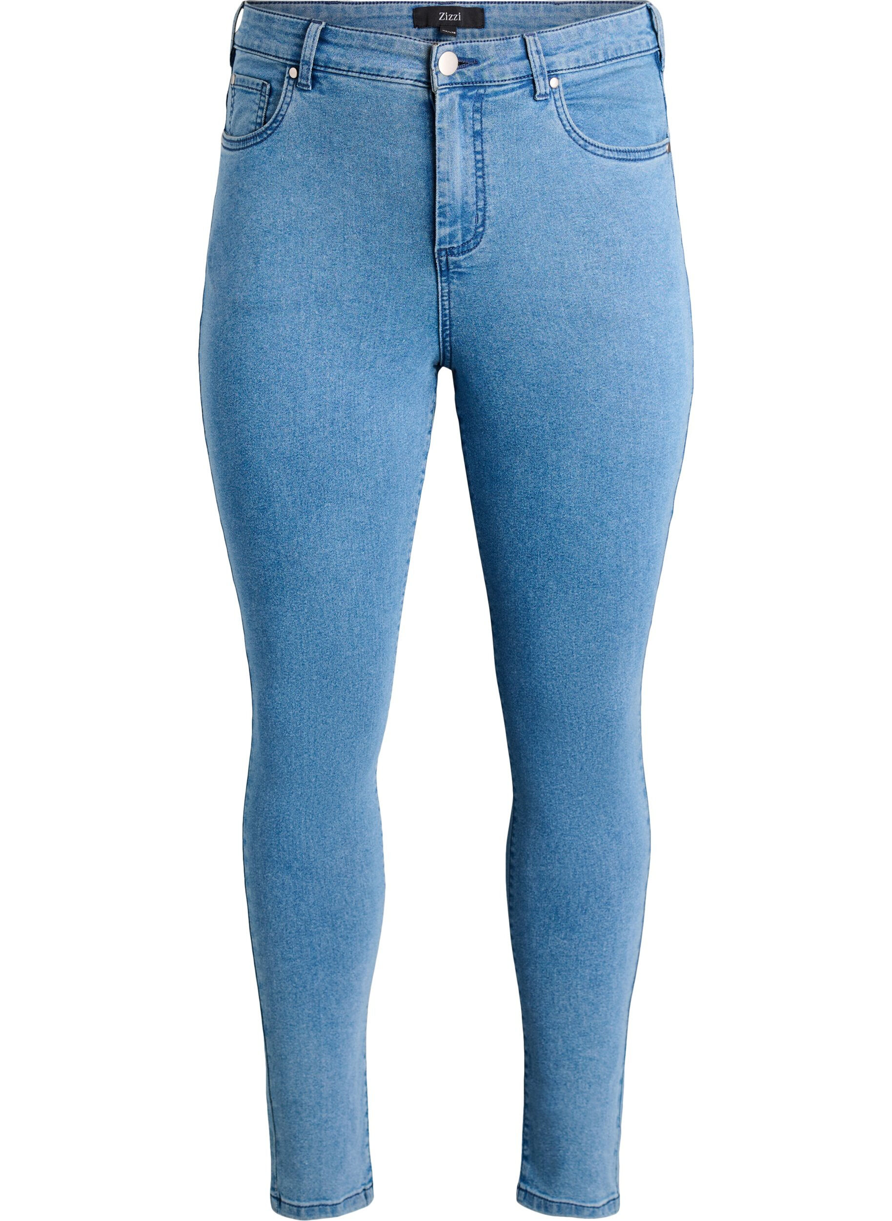 Jeansy super slim z wysokim stanem Amy