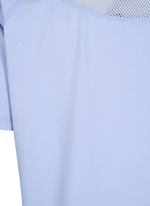 Koszulka treningowa z siateczkowym tylem, Zen Blue, Packshot image number 3