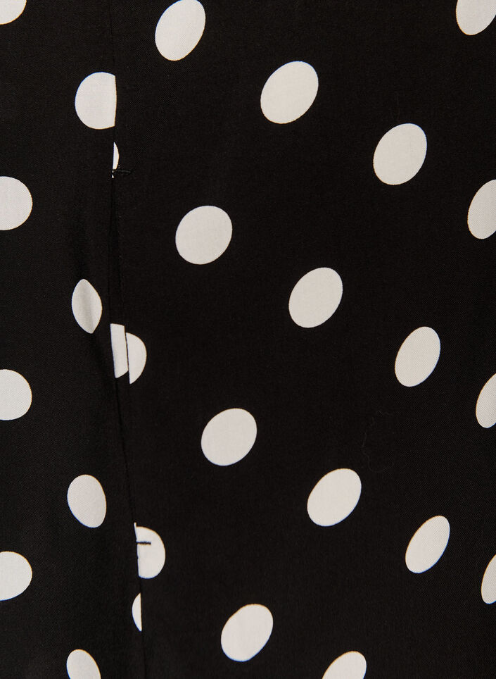 Luzna koszula o przedluzonym kroju z wiskozy, Biały, Packshot image number 3