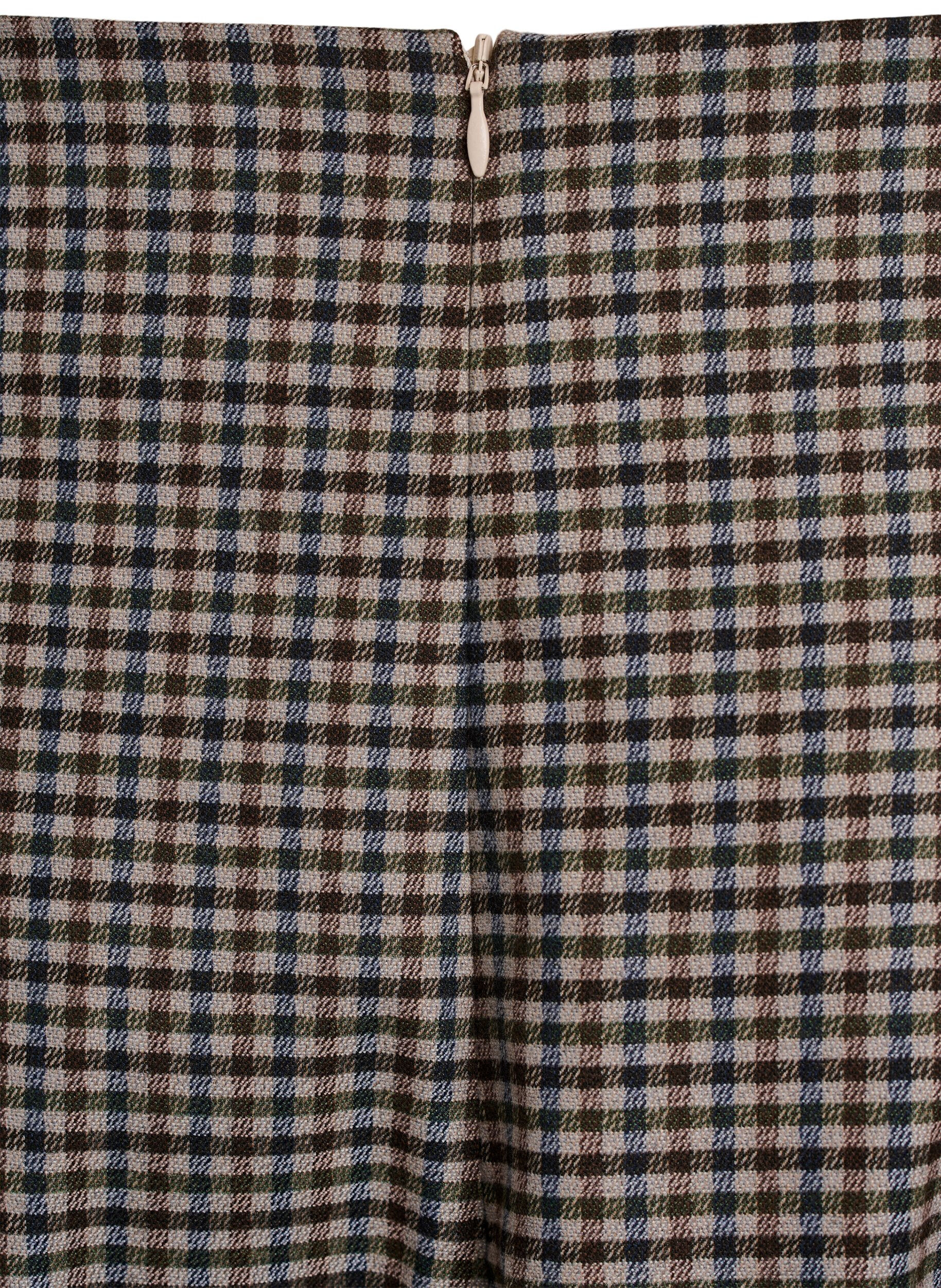 Zizzi Kr&oacute;tka sp&oacute;dniczka w ksztalcie litery A, Brązowy, Packshot image number 3