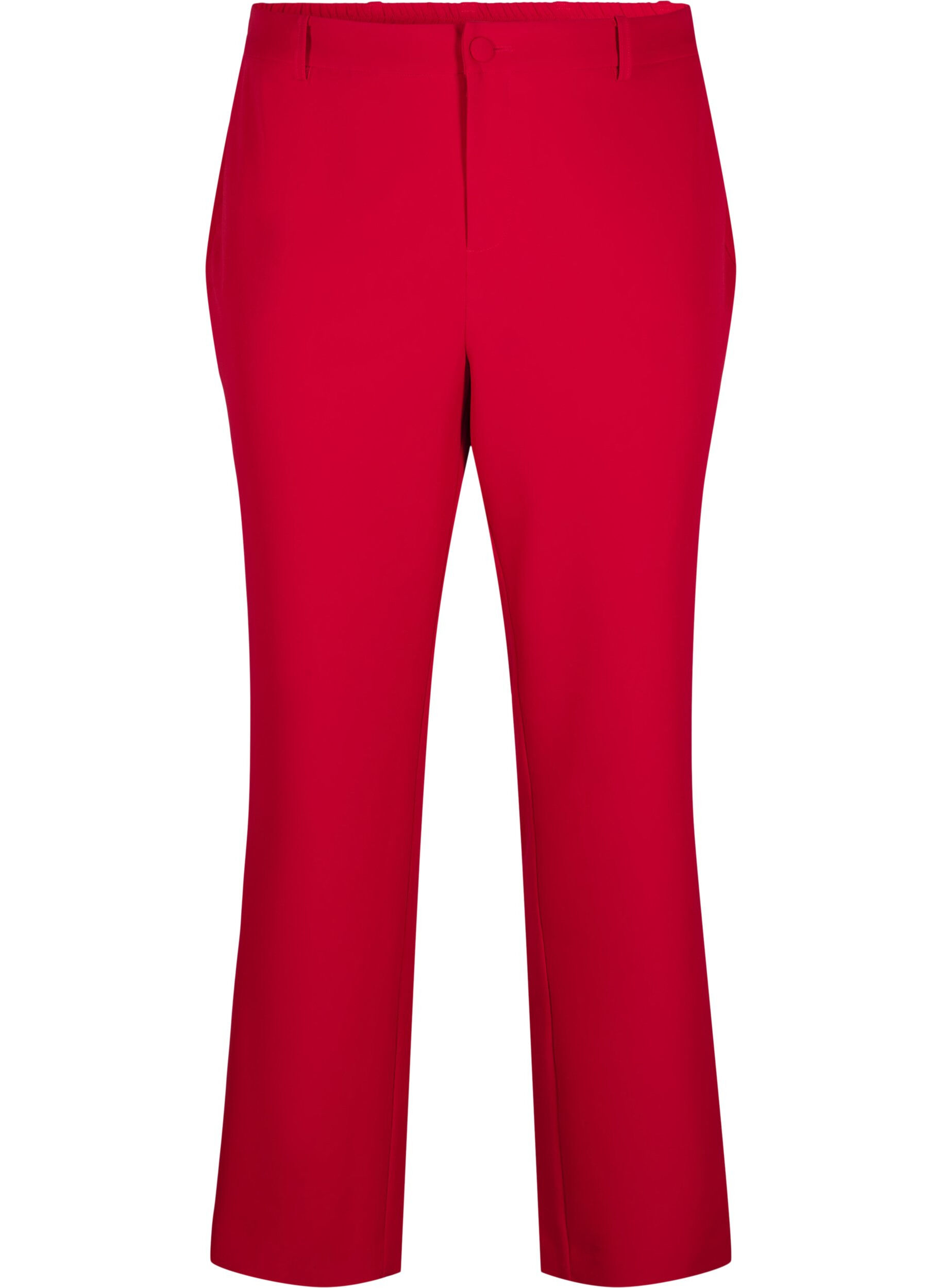 ZizziSpodnie garniturowe z kieszeniami, Tango Red, Packshot image number 0
