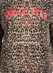 Bluza z nadrukiem w stylu leopard oraz z nadrukiem z haslem, Brązowy, Packshot image number 2