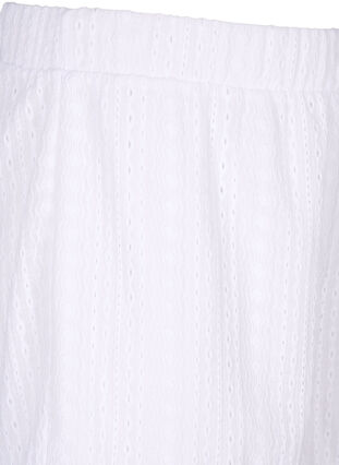 Szorty z teksturowanym wzorem, Bright White, Packshot image number 2