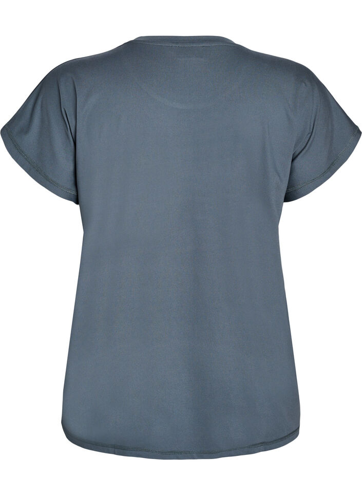 Koszulka treningowa w jednolitym kolorze, Zielony, Packshot image number 1