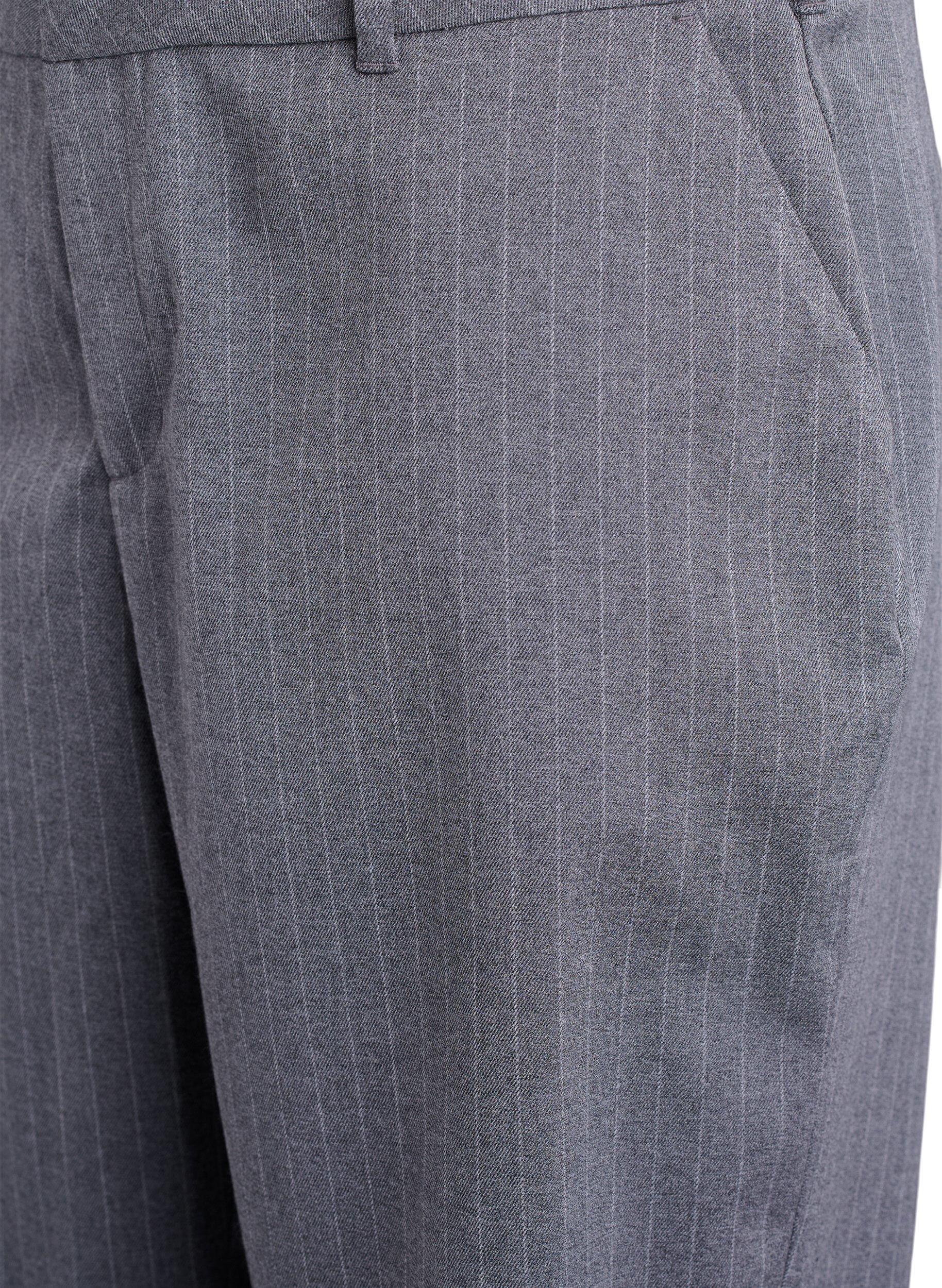 Zizzi Bermudy w krate o luznym kroju, Ciemnoszary, Packshot image number 2