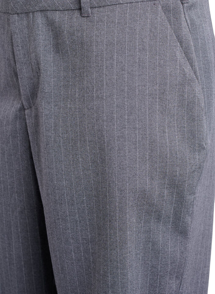 Bermudy w krate o luznym kroju, Ciemnoszary, Packshot image number 2