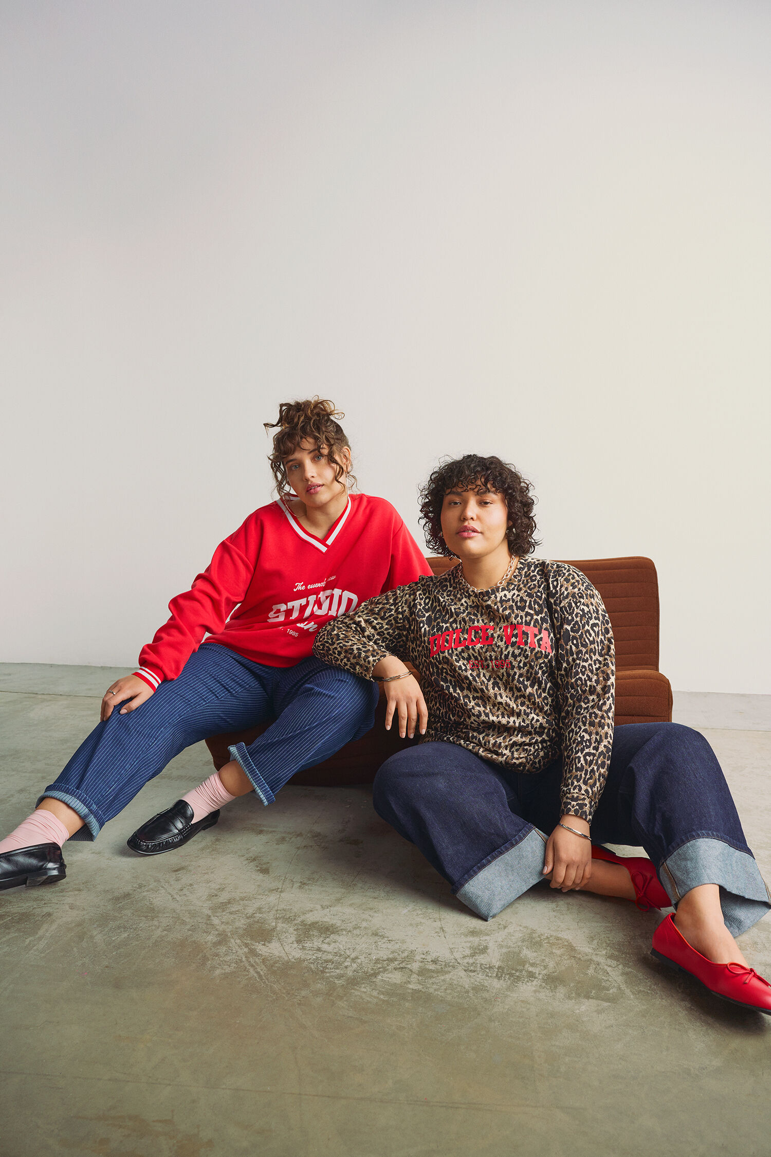 Zizzi Leopard i czerwone kolory, , Model