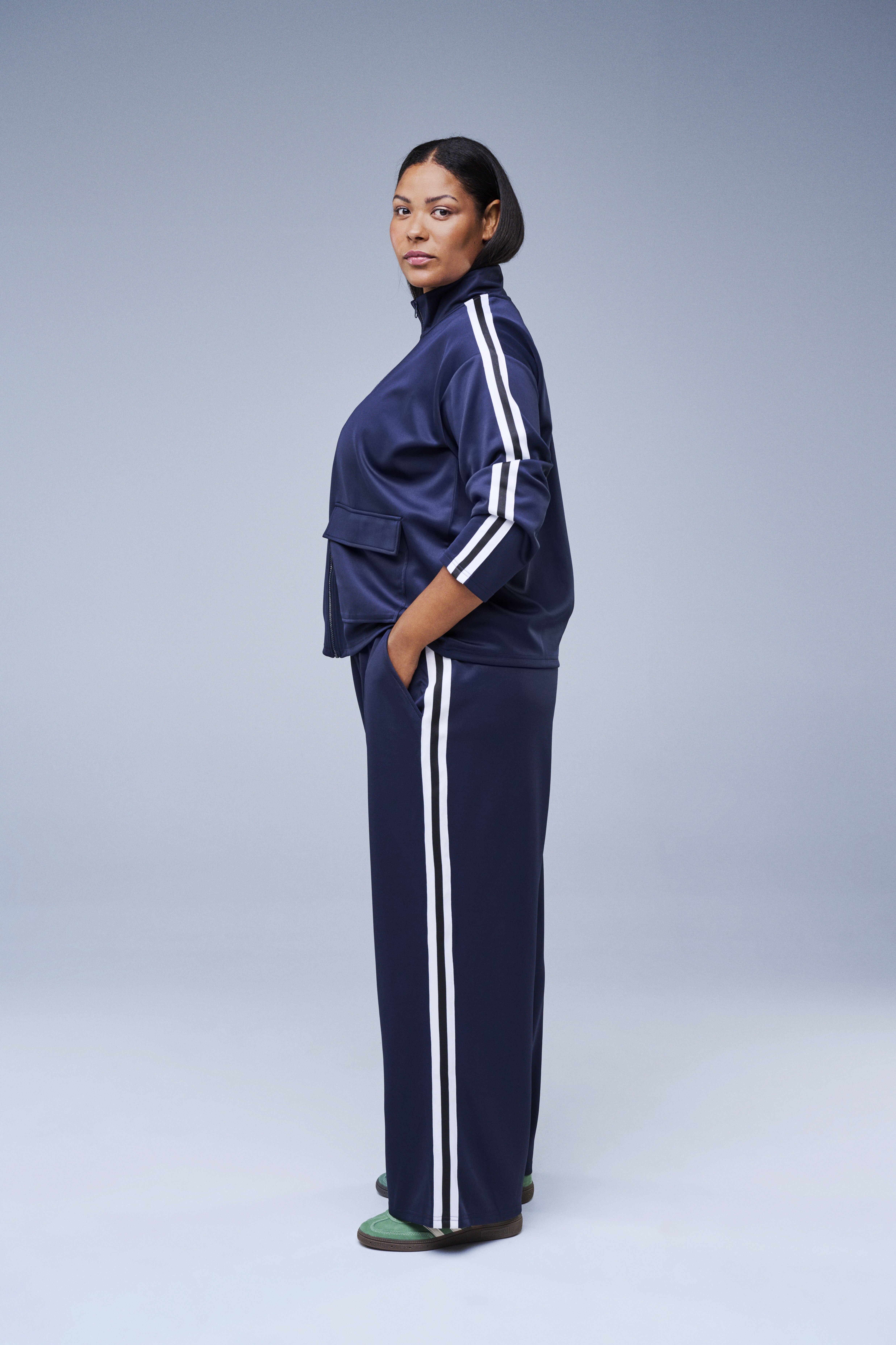 Zestaw treningowy z sportowymi paskami, , Model