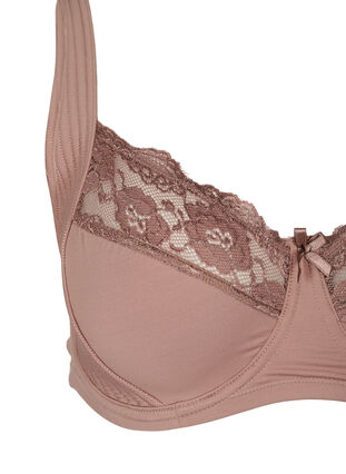 Underwired bra with lace, Antler, Packshot image number 2
