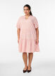 Kr&oacute;tka sukienka o kroju A, R&oacute;żowy, Model image number 1