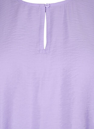 Wiskozowa bluzka z krótkim rekawem, Violet Tulip, Packshot image number 2