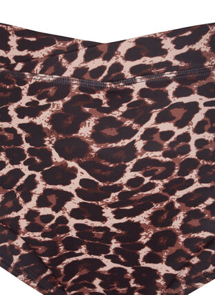 Figi damskie od bikini z wysokim stanem i nadrukiem, Autentic Leopard, Packshot image number 2