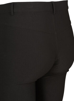 Dopasowane spodnie z suwakami, Black, Packshot image number 3
