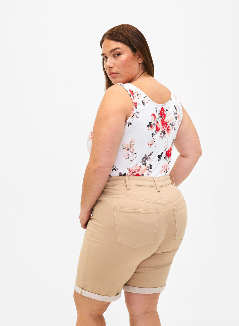 Obcisle szorty jeansowe z wysokim stanem, Nomad, Model image number 1