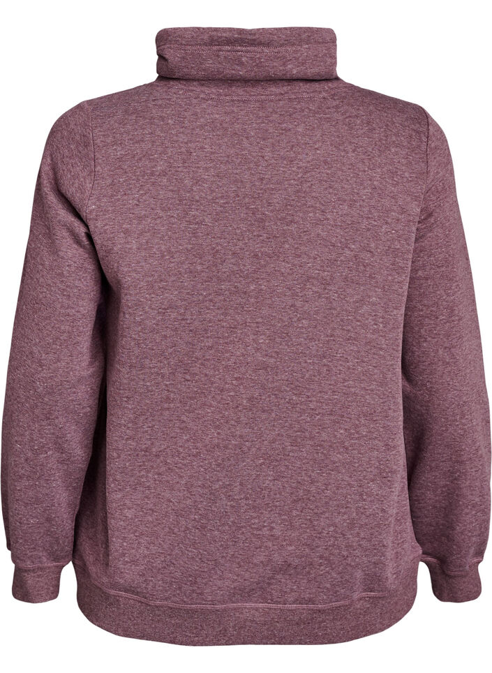 Bluza z wysokim kolnierzem i kieszeniami, Czerwony, Packshot image number 1