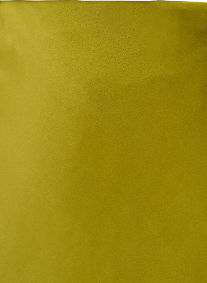 Satynowa sp&oacute;dnica midi, Zielony, Packshot image number 2