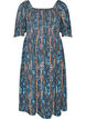 Letnia sukienka z wiskozy z nadrukiem paisley, Niebieskie, Packshot image number 0