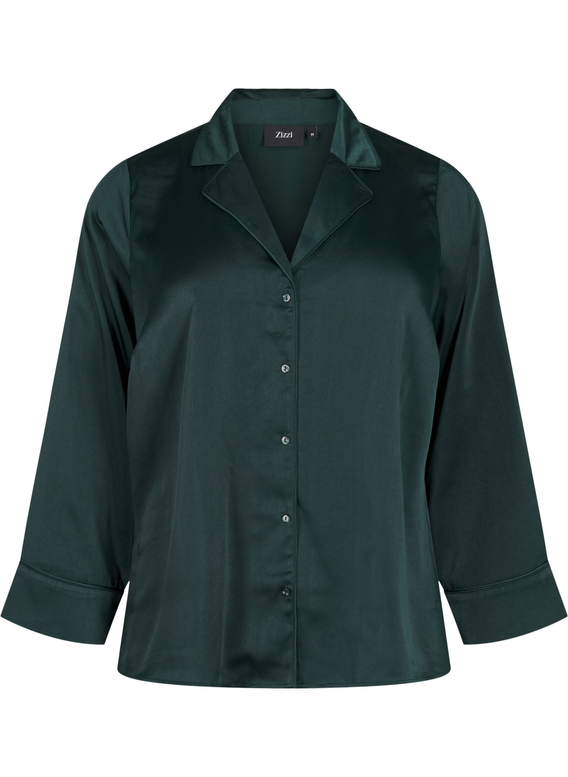 Zizzi Satynowa koszulka nocna, Scarab, Packshot image number 0