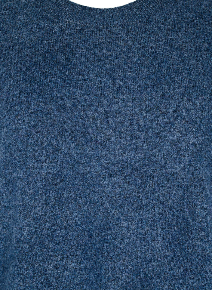 Sukienka dzianinowa z rozcieciami, Bering Sea Mel., Packshot image number 2