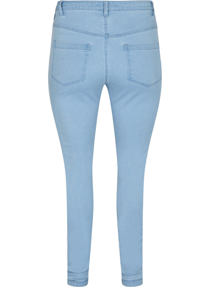 Super waskie jeansy Amy z wysokim stanem, Ex Lt Blue, Packshot image number 1