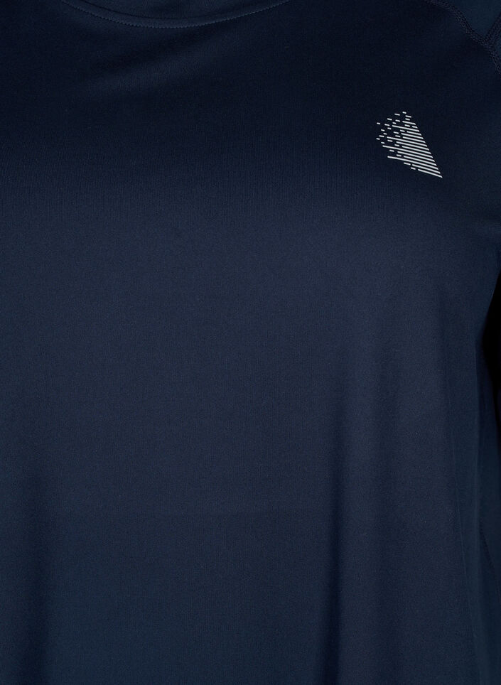 Koszulka treningowa z krótkim rekawem i okraglym dekoltem, Night Sky, Packshot image number 2