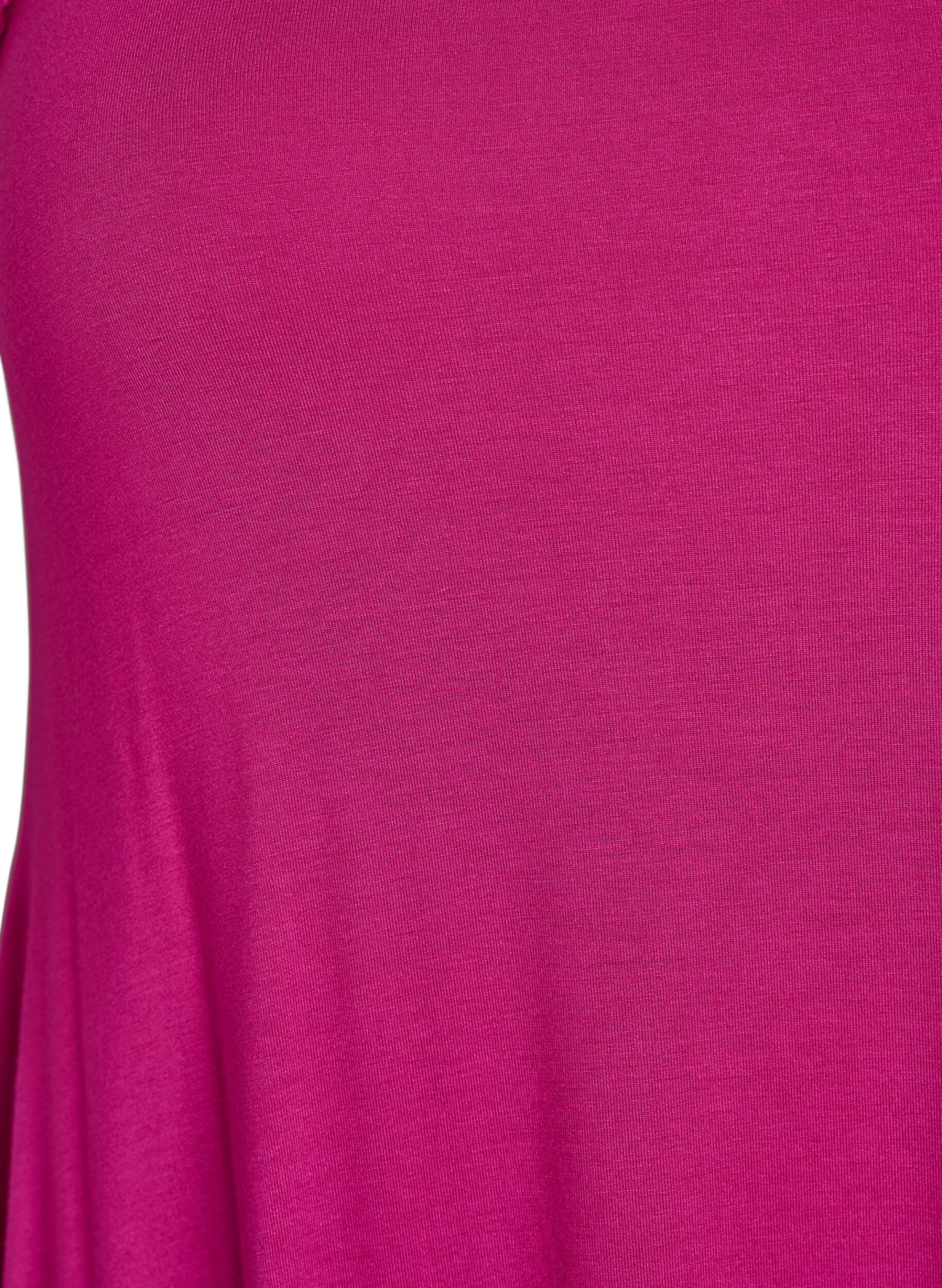 Zizzi Sukienka plazowa z wiskozy z plecionymi ramiaczkami, R&oacute;żowy, Packshot image number 2