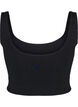 Seamless bra with round neckline, Black, Packshot image number 1