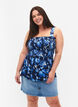 Top ze sciagaczem do karmienia piersia, Blue Flower Print, Model image number 0