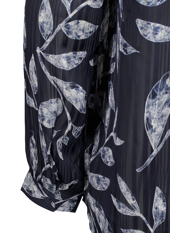 Koszula z dlugimi rekawami i guzikami, Niebieskie, Packshot image number 3