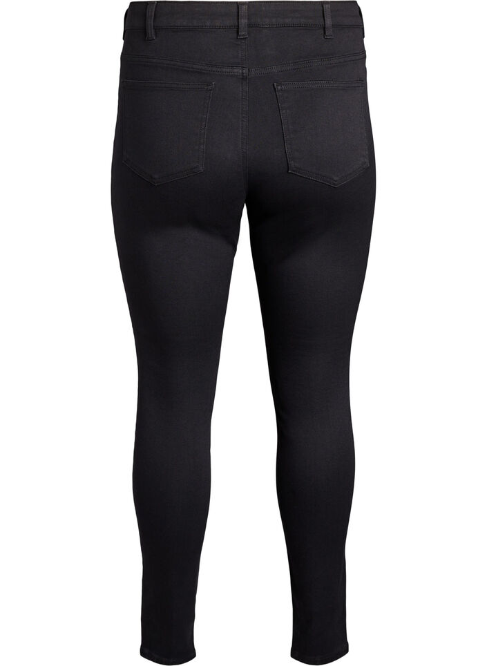 Jeansy Amy super slim z wysokim stanem, Czarne, Packshot image number 1