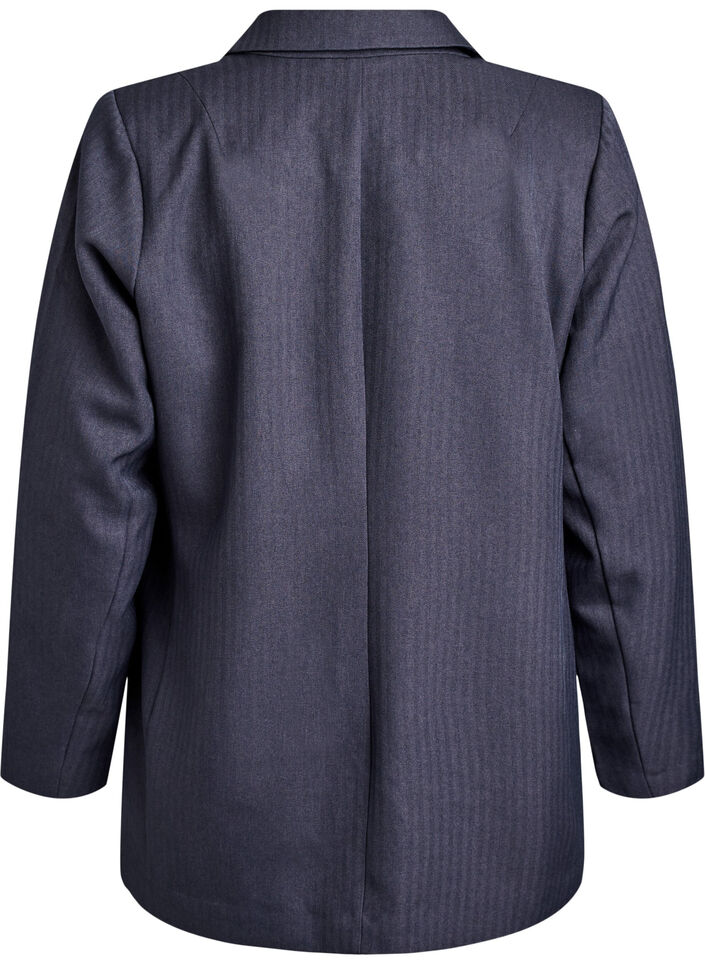 Klasyczna marynarka z&nbsp;kieszeniami, Ciemnoszary, Packshot image number 1