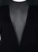Obcisle bodystocking z siateczka, Black, Packshot image number 2