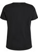T-shirt z nadrukiem psa i wyblaklym wygladem, Ciemnoszary, Packshot image number 1
