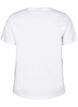 T-shirt z bawelny organicznej z nadrukiem, Bright White Printet, Packshot image number 1