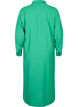 Long viscose shirt with slits, Mint, Packshot image number 1