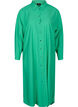 Long viscose shirt with slits, Mint, Packshot image number 0