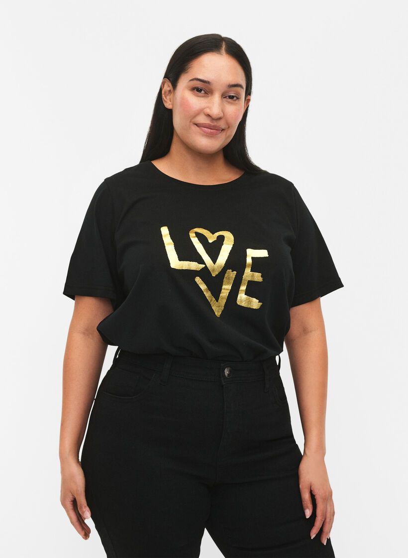 FLASH – 2-pack koszulka z motywem, Black/Port Royale , Model image number 0