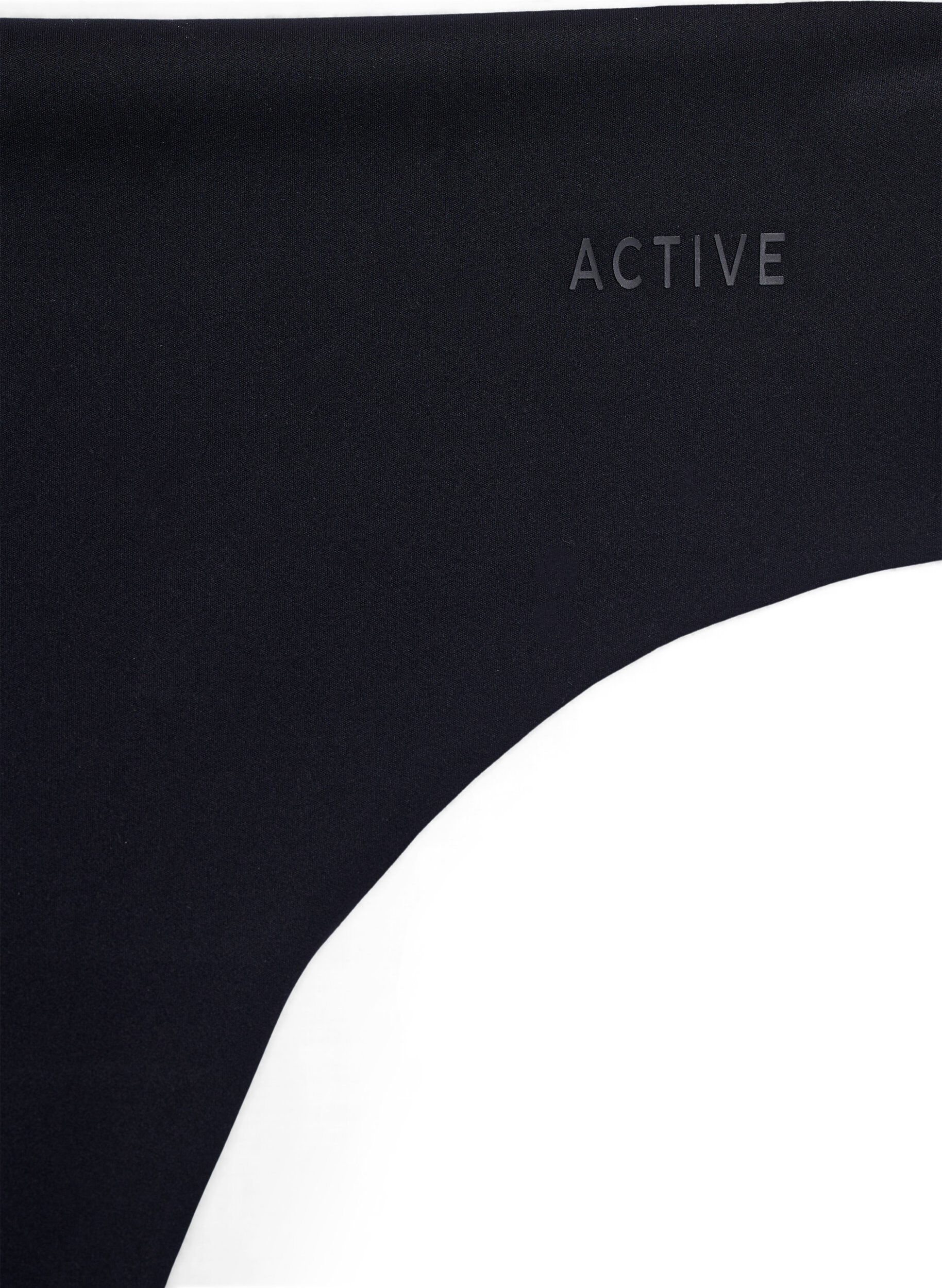 Zizzi 2-pack niewidoczne majtki treningowe w ksztalcie string&oacute;w, Czarne, Packshot image number 2