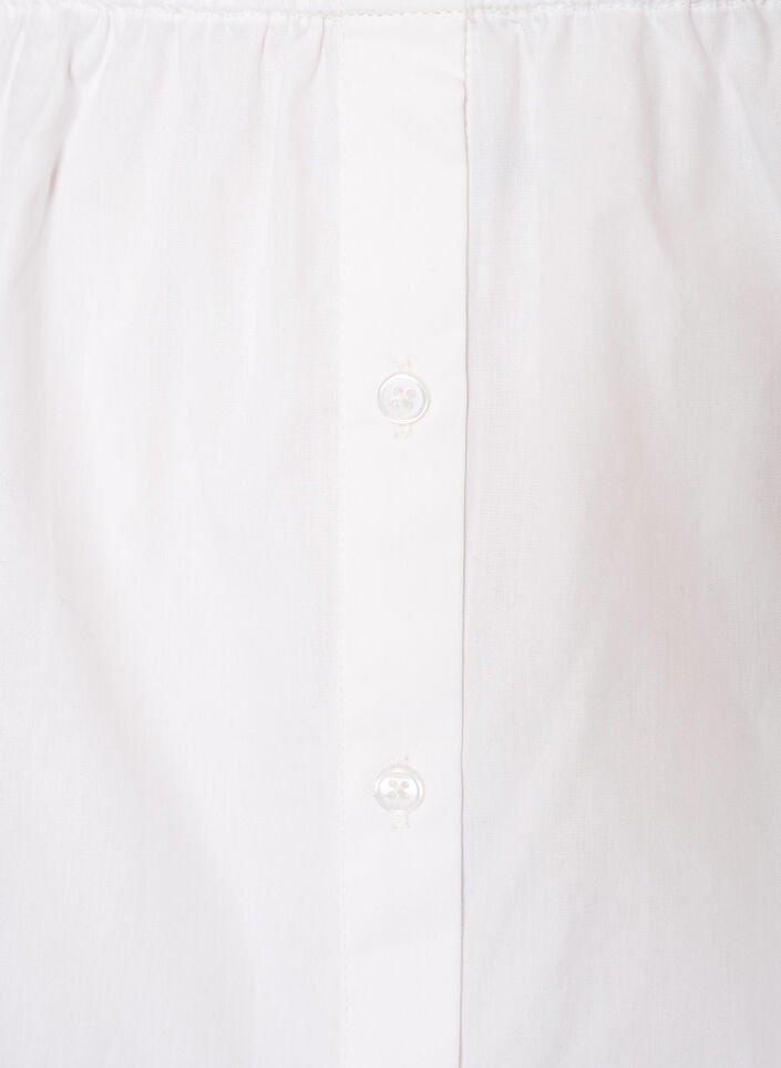 Przedluzacz koszuli wykonany w 100 % z bawelny, Biały, Packshot image number 2
