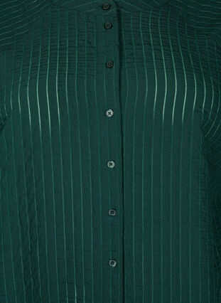 Dluga wiskozowa koszula z wzorem w paski, Scarab, Packshot image number 2
