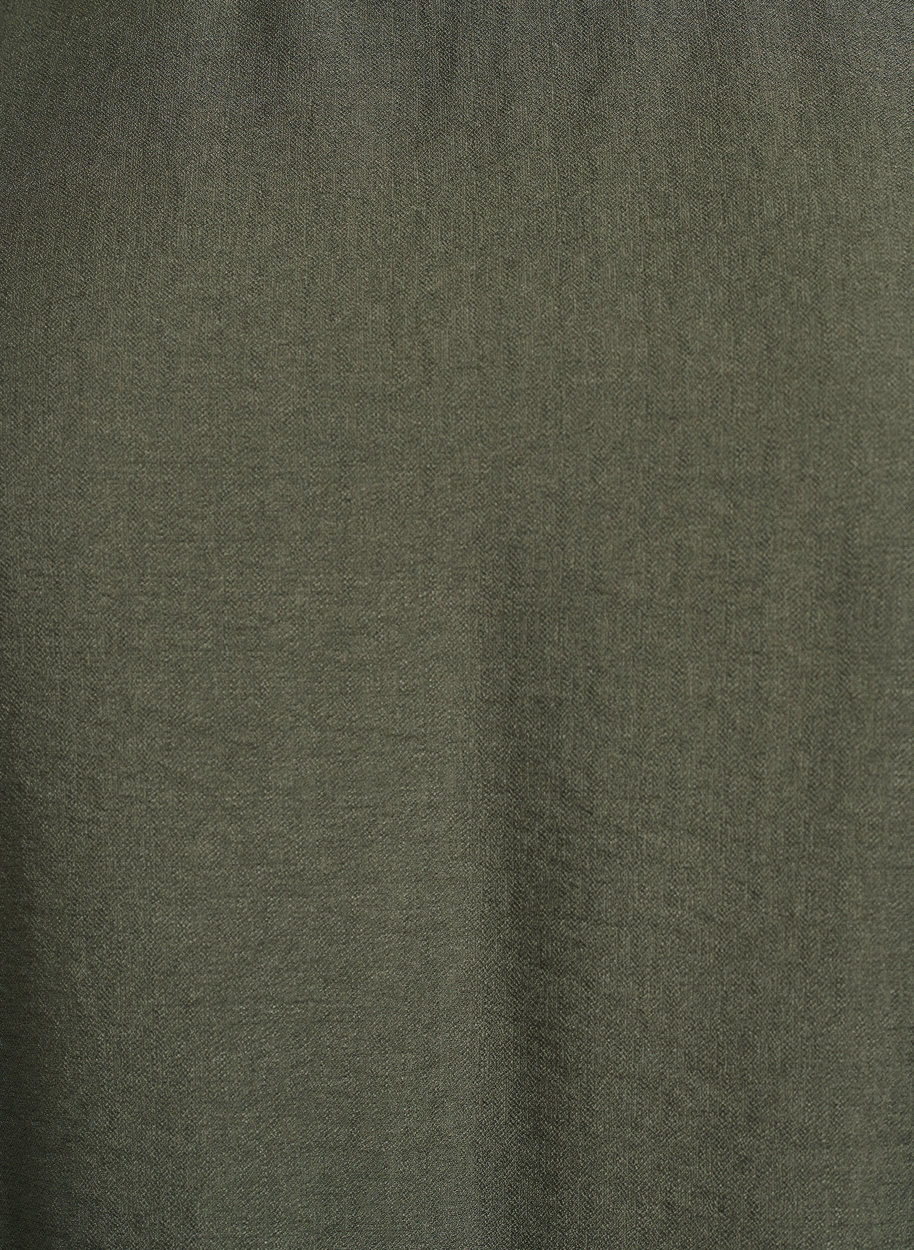 Zizzi Bluzka z wiskozy z rekawem 1/2, Zielony, Packshot image number 2