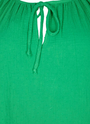 Bawelniana bluzka z rekawami 1/2, Bright Green, Packshot image number 2